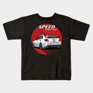 JDM Subie Impreza  WRX STi Stinkeye 2009 Kids T-Shirt